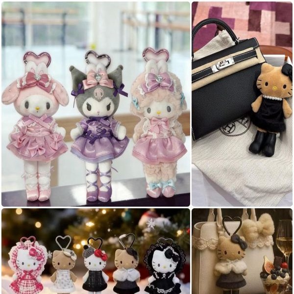 Sanrio Long Leg Series Pendants Kitty/Melody/Culomi/Sheep Biemie