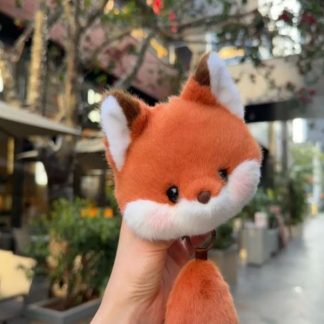 Lucky Blush Fox + Cute Tail Charm Coin Purse / Unicorn Lamb Doll / Simulated Parrot Tit Charm / Make Money Now Charm / Smile Bag