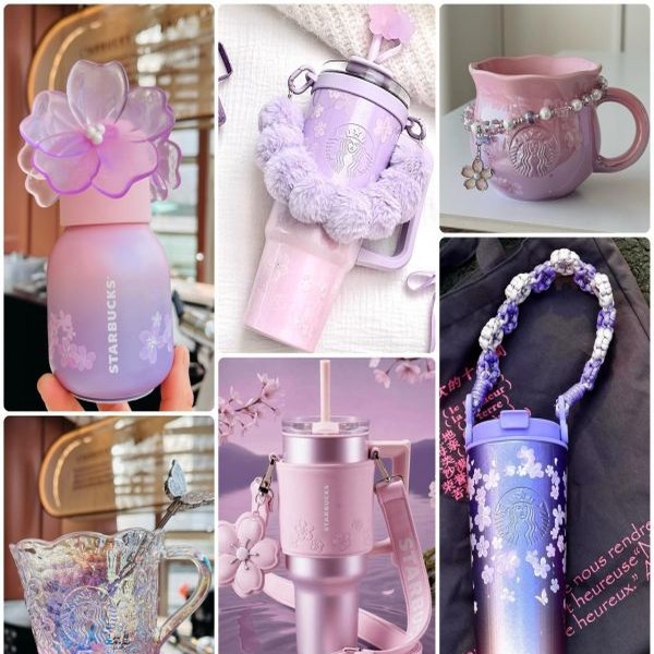 Shanghai Starbucks 2026 Evening Cherry Blossom Series Cup Style