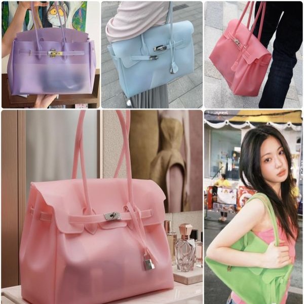 Korean star's same style premium grade TPU jelly bag Jelly Firkin /