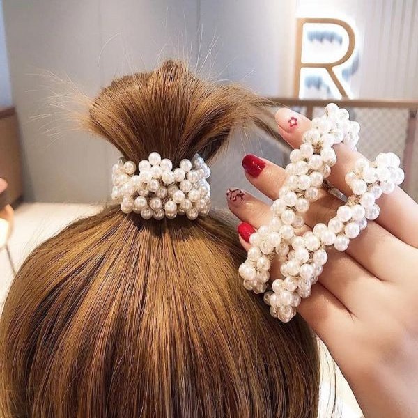 Korean pearl hair rope 2 joins the group