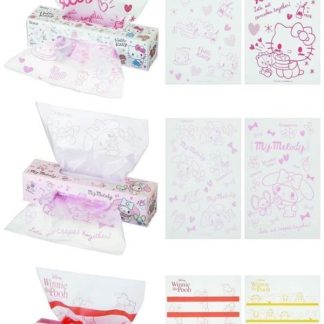 Japanese boxed double-open removable oil-proof transparent plastic bag/40 pieces per box/3 styles available